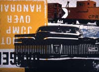 Chickens Can't Fly - Lithograph & embossing