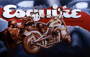 Esquire, the Fall of Man - oil painting